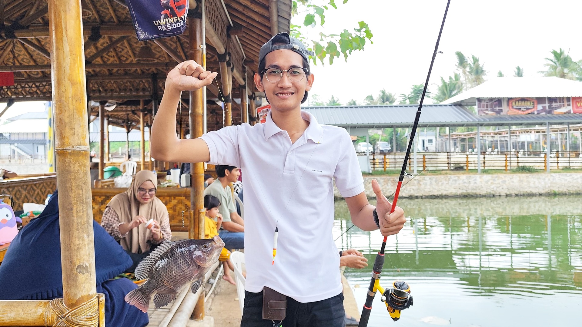 Tips Memancing Ikan Nila dengan spot terbaik di Pemancingan Kohod Jaya!