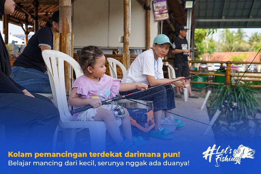Kolam pemancingan terdekat darimana pun!
