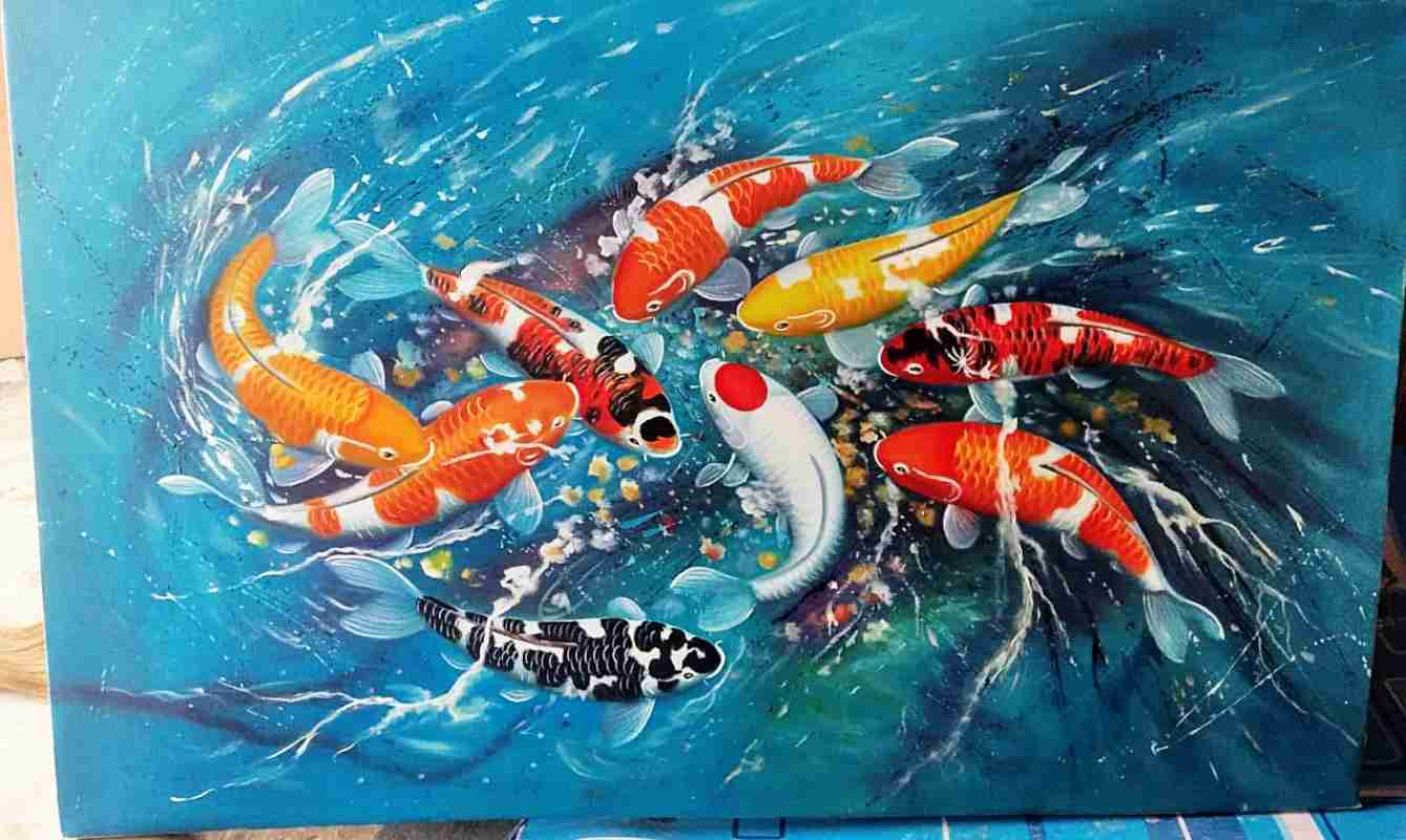 Mengenal 5 Makna Memajang Lukisan Ikan Koi Menurut Feng Shui