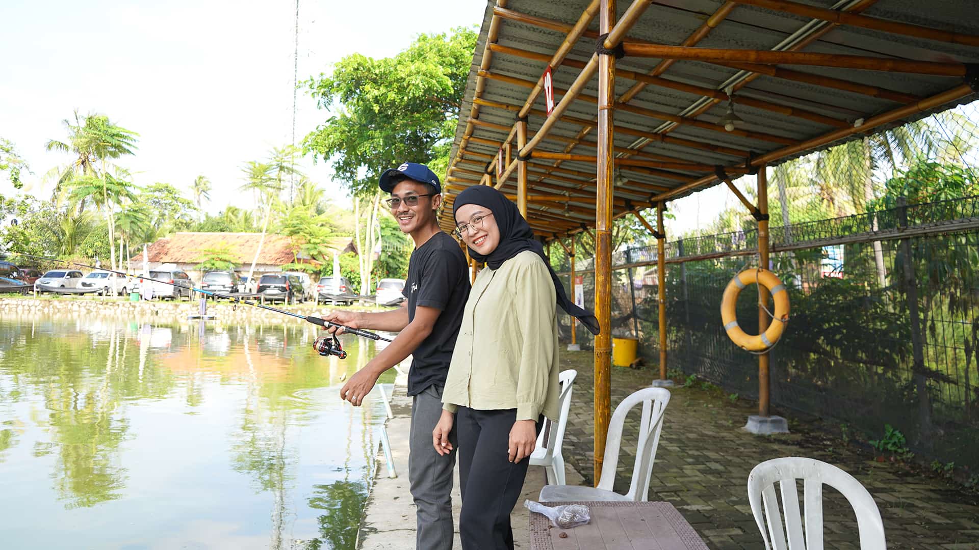 Pengalaman Romantis Pengantin Baru Mancing Kiloan Terdekat di Pemancingan Kohod Jaya