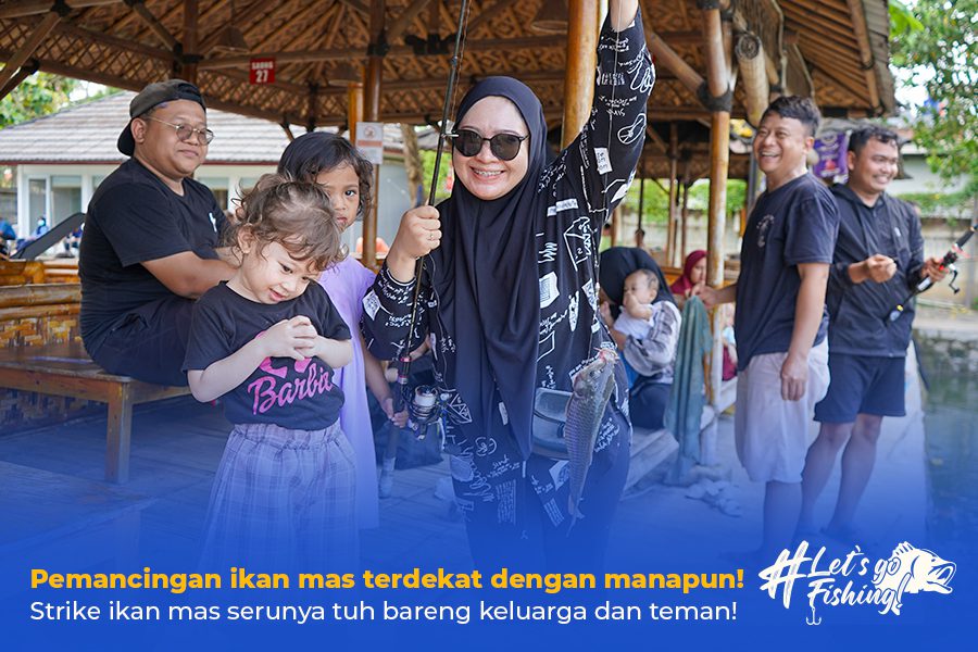 Pemancingan ikan mas terdekat dengan manapun!